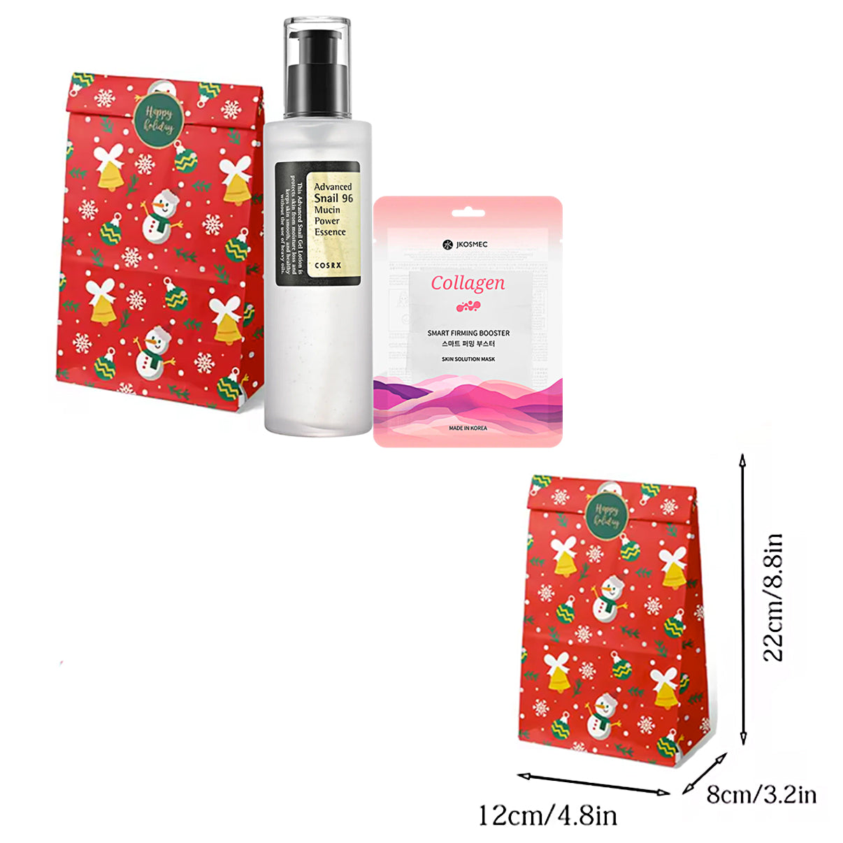 COSRX Advanced Snail 96 Mucin Essence + Jkosmec Skin Solution Collagen Mask