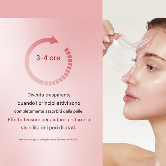 Medicube PDRN Pink Collagen Gel Mask – Maschera Viso Idratante Rimpolpante | Collagen Gel Mask