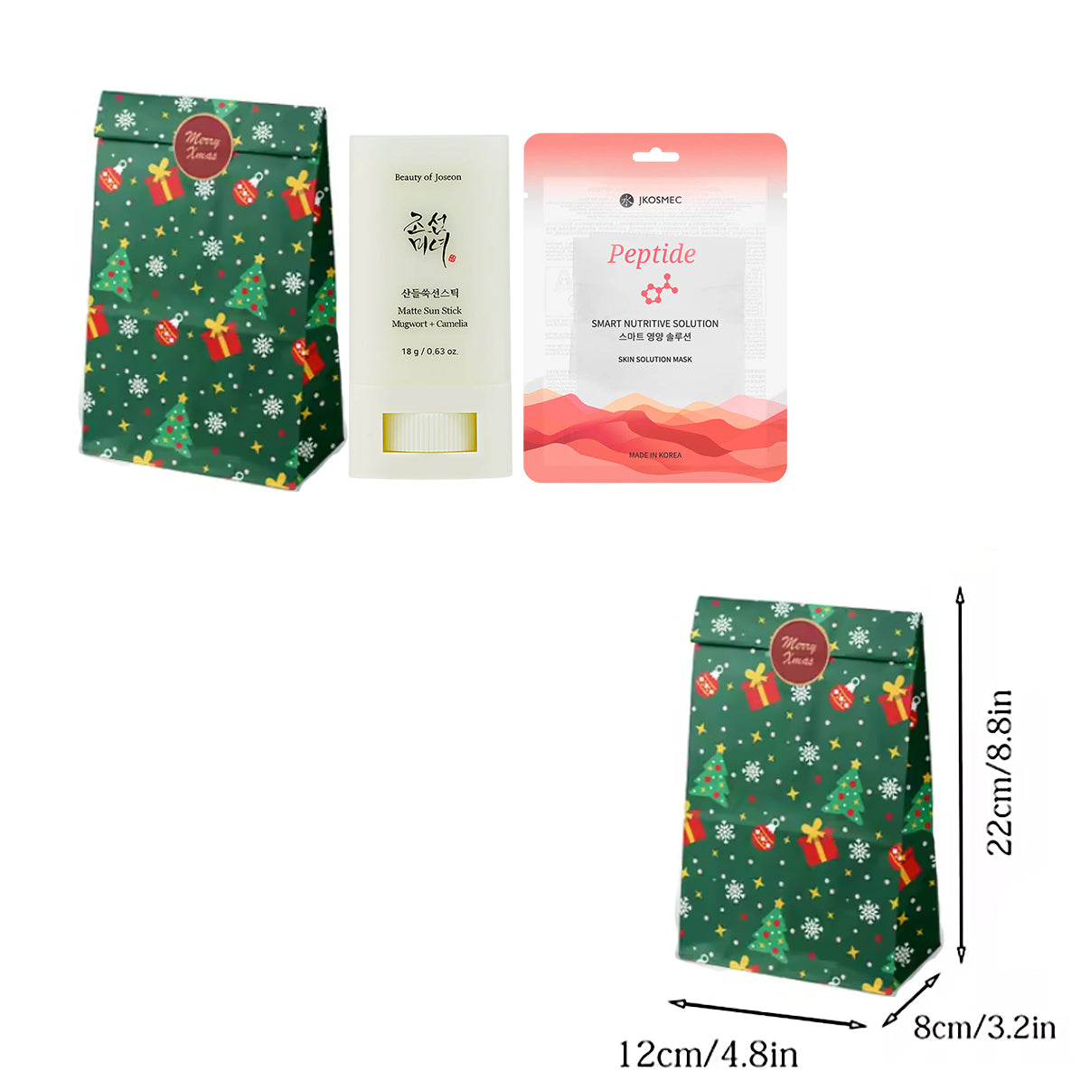 Beauty of Joseon Matte Sun Stick: Mugwort + Camilia (SPF 50+ PA++++) + Jkosmec Skin Solution Peptide Mask