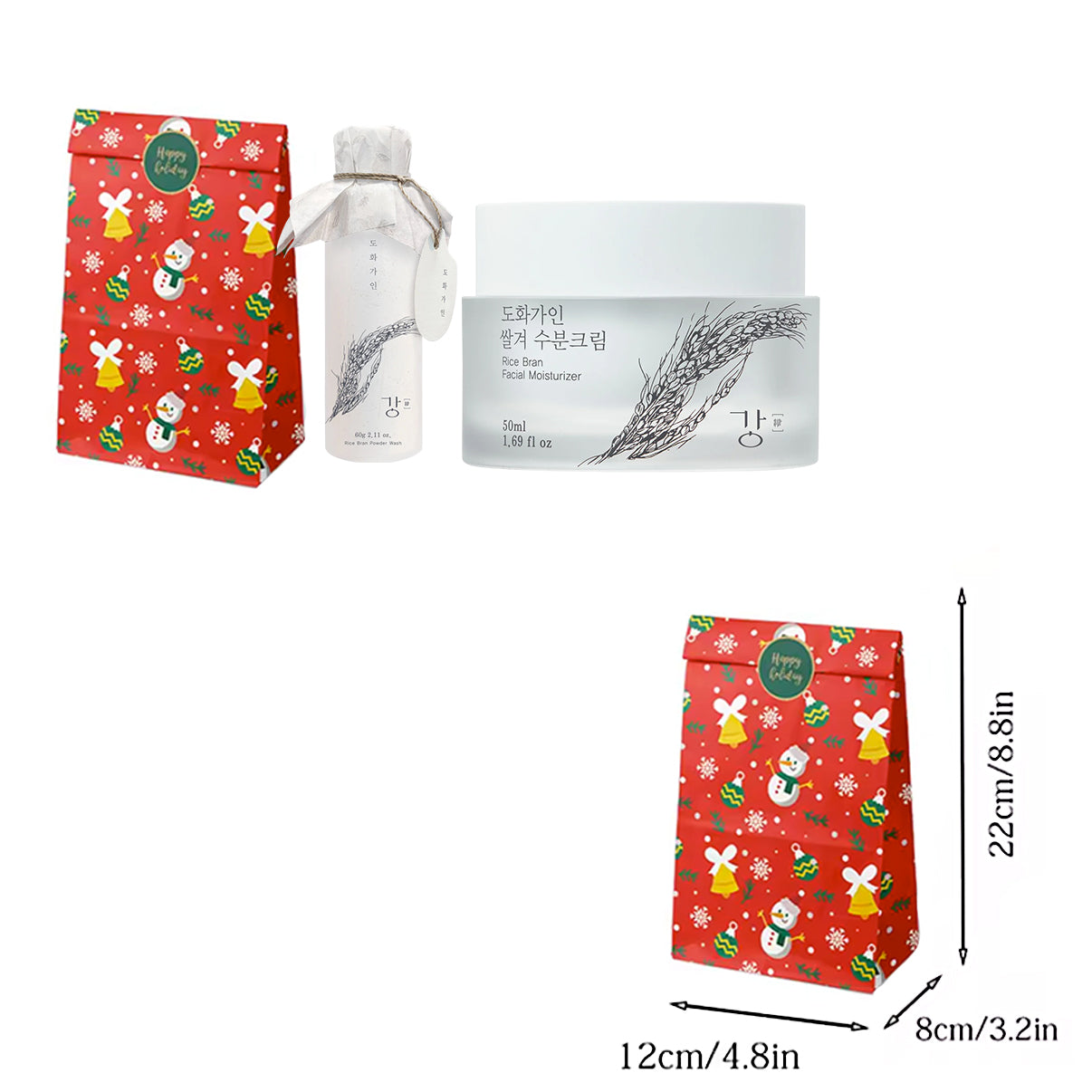 House of Dohwa Rice Bran Powder Wash + House of Dohwa Rice Bran Facial Moisturizer