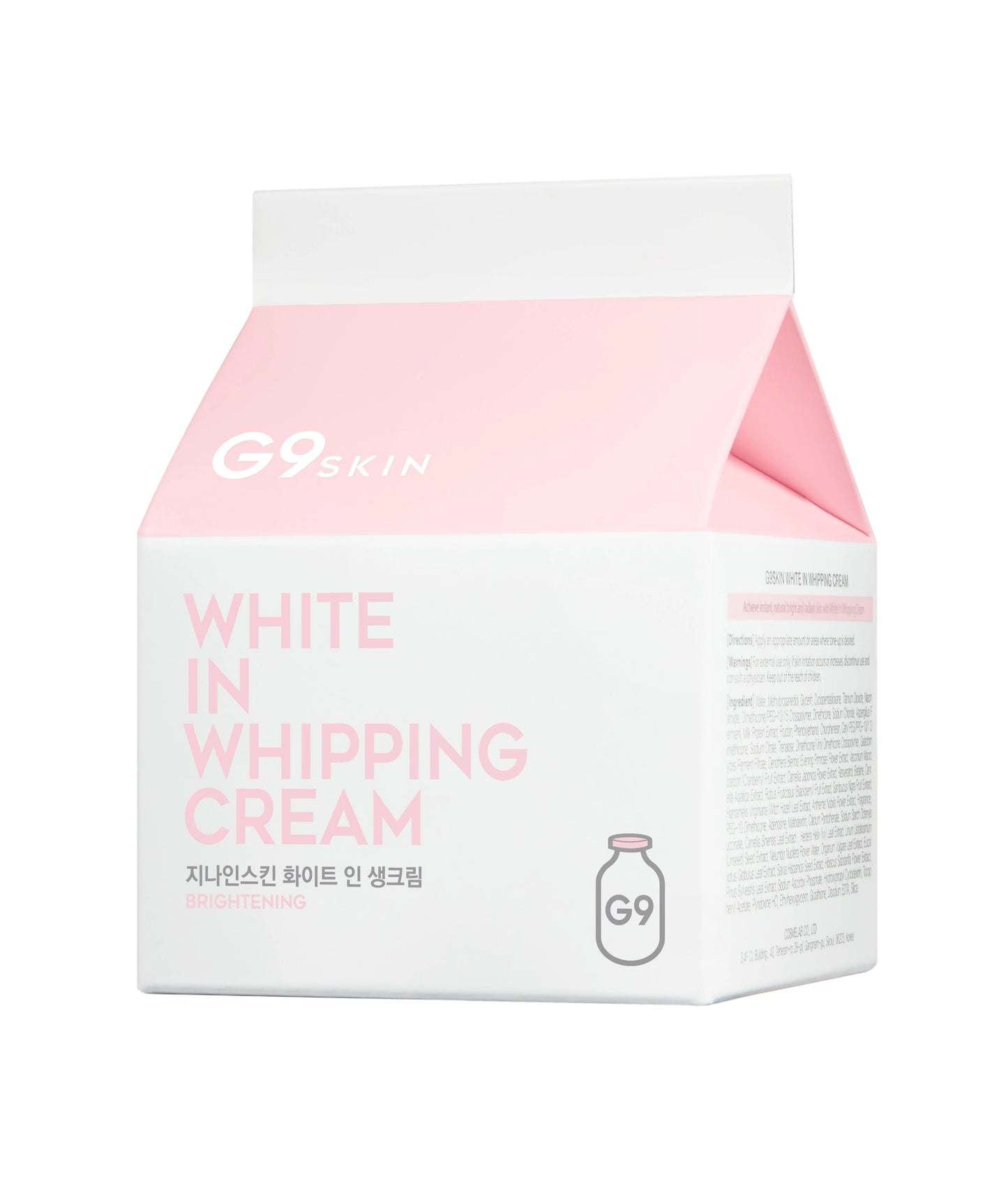 G9 Skin White In Milk Whipping Cream