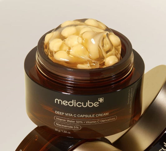 Medicube Deep Vita C Capsule Cream – Crema Viso Vitamina C Illuminante | Vitamin C Cream