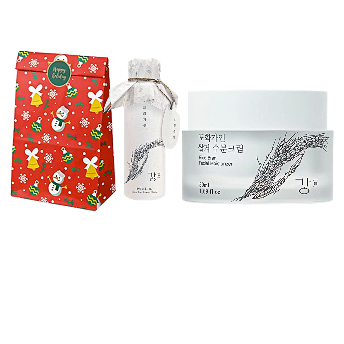 House of Dohwa Rice Bran Powder Wash + House of Dohwa Rice Bran Facial Moisturizer