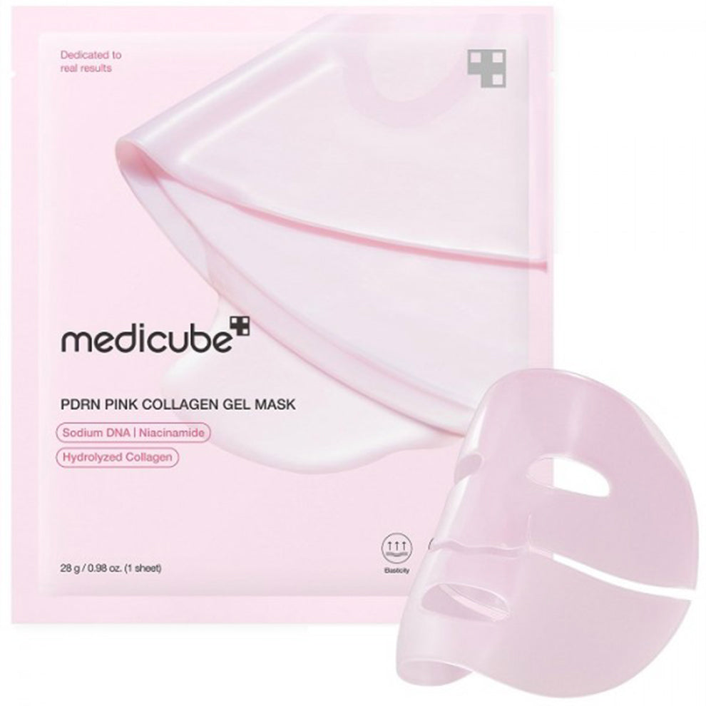 Medicube PDRN Pink Collagen Gel Mask – Hydrating and Firming Face Mask | Collagen Gel Mask