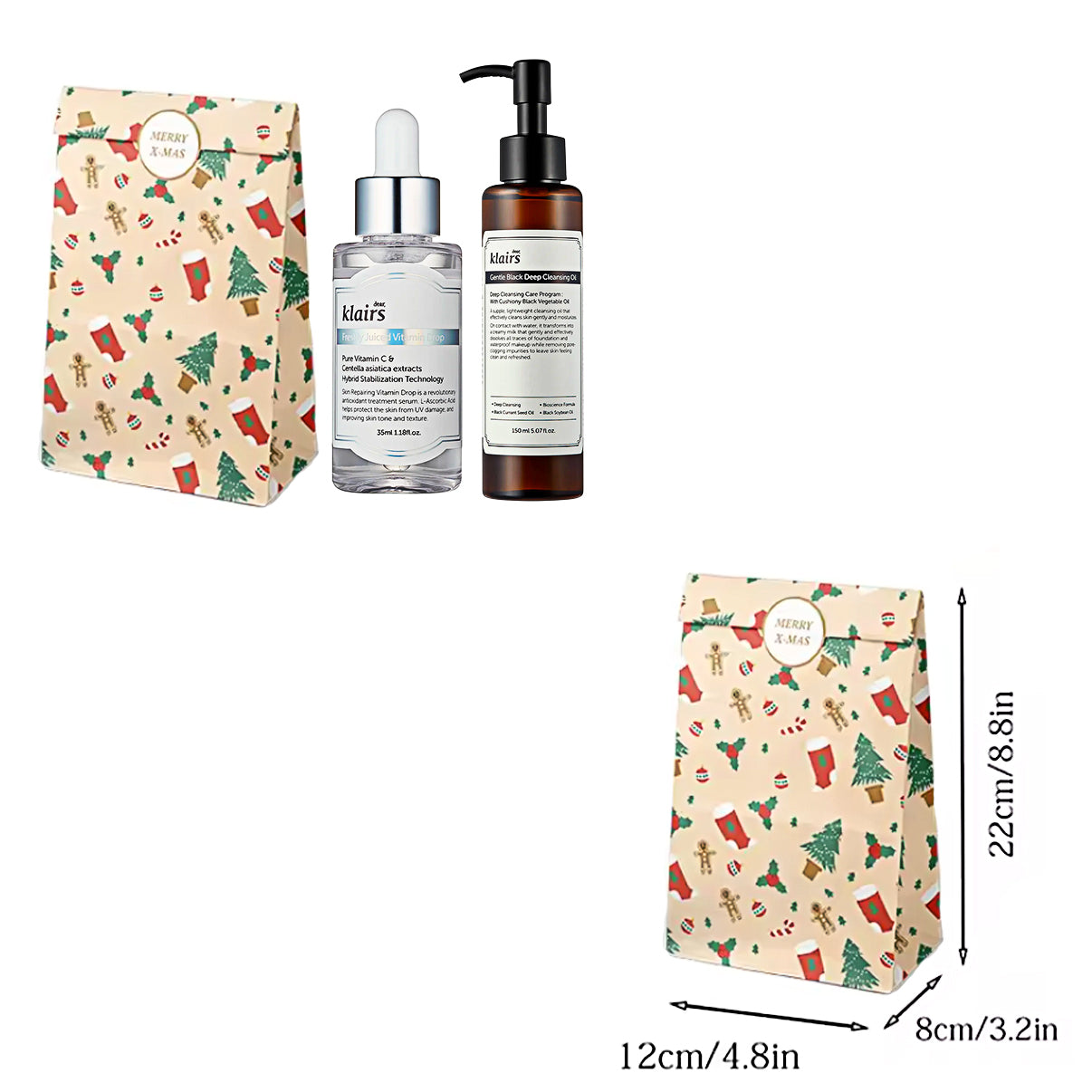 Klairs Freshly Juiced Vitamin Drop + Klairs Gentle Black Deep Cleansing Oil