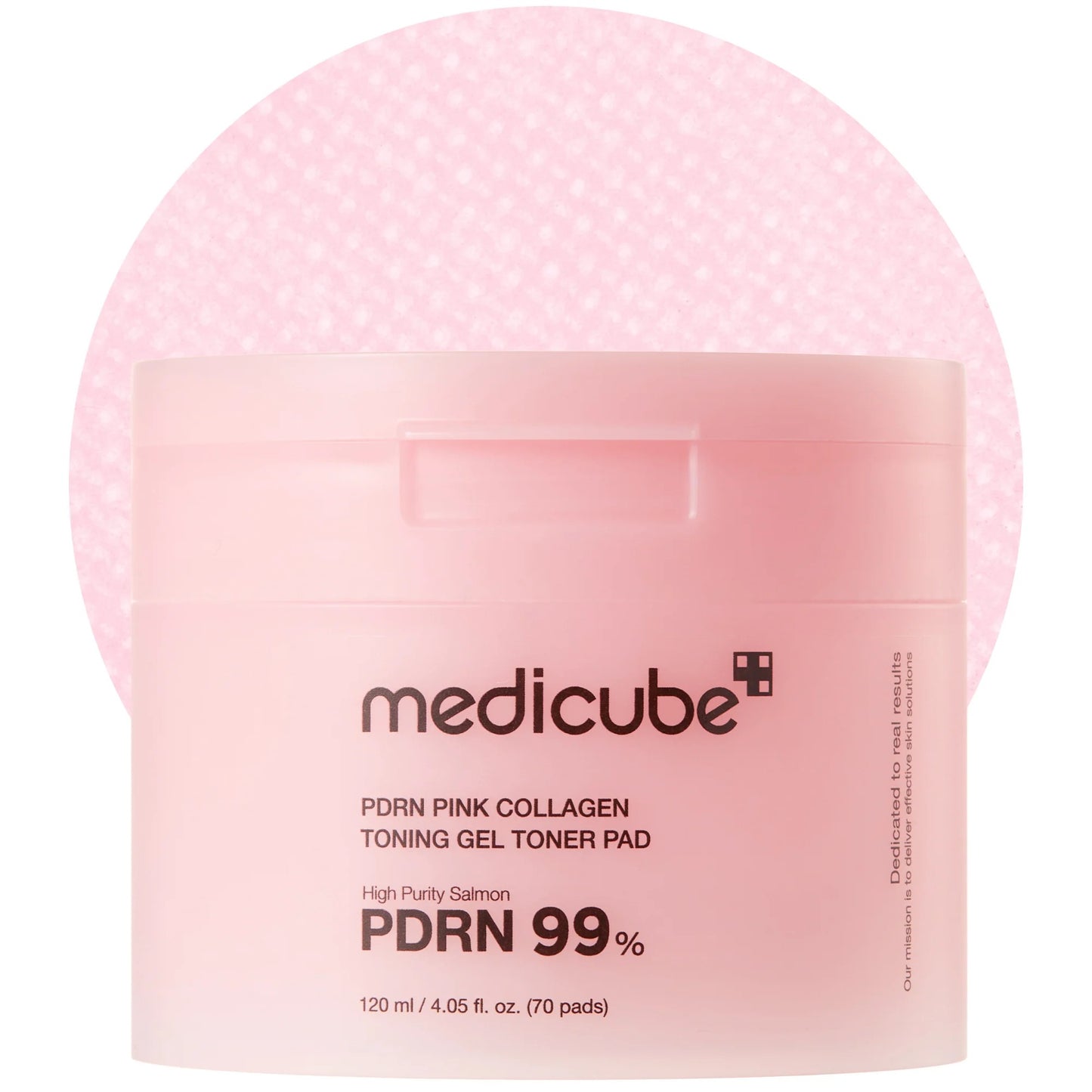 Medicube PDRN Pink Collagen Toning Gel Toner Pad 120ml (70pcs) – Smoothing Hydrating Toner Pads | Collagen Pads