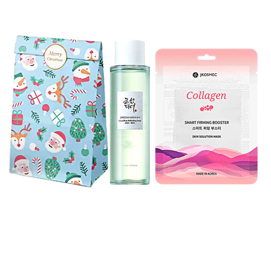 Beauty of Joseon Green Plum Refreshing Toner: Aha + Bha + Jkosmec Skin Solution Collagen Mask