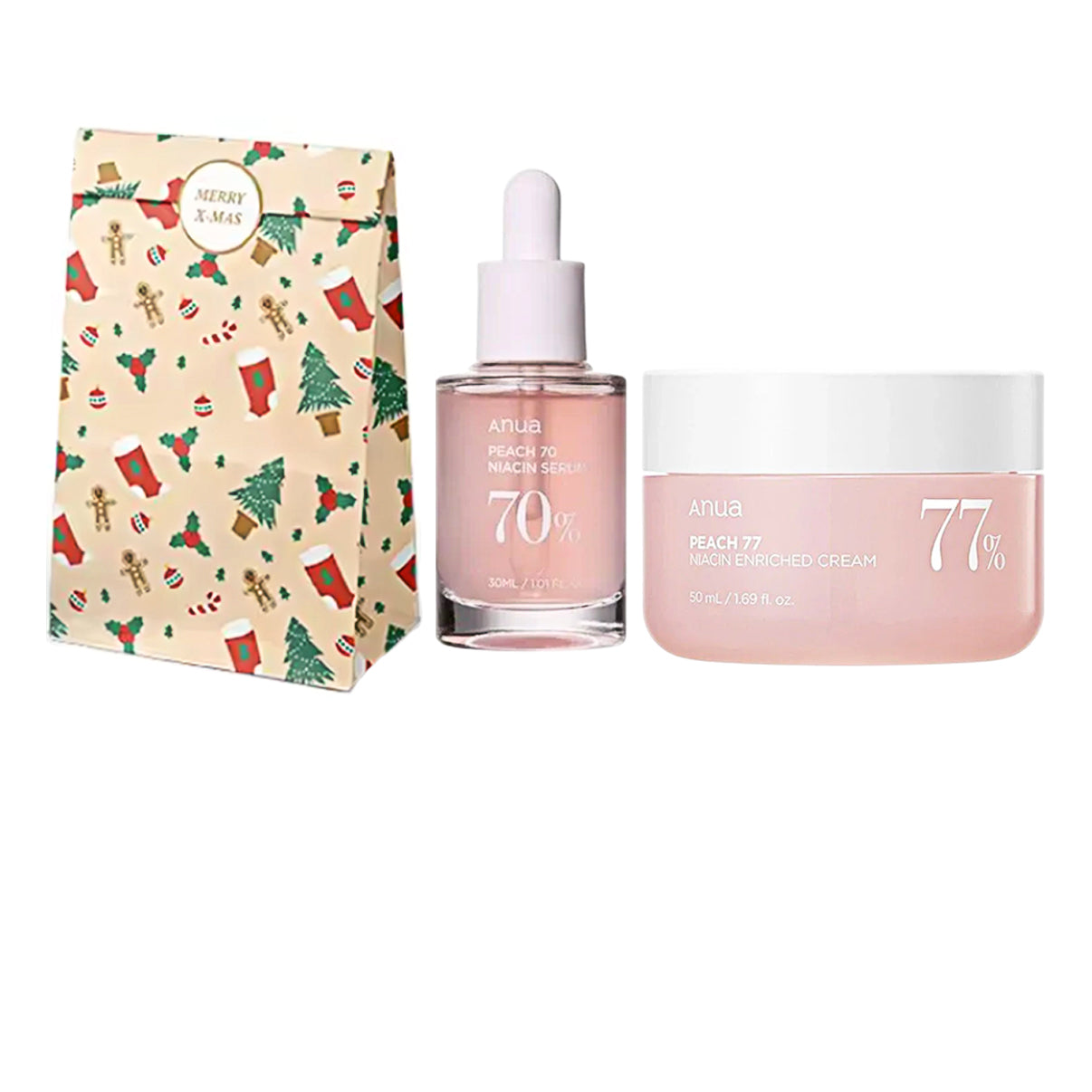 Anua Peach 70 Niacin Serum + Anua Peach 77% Niacin Enriched Cream