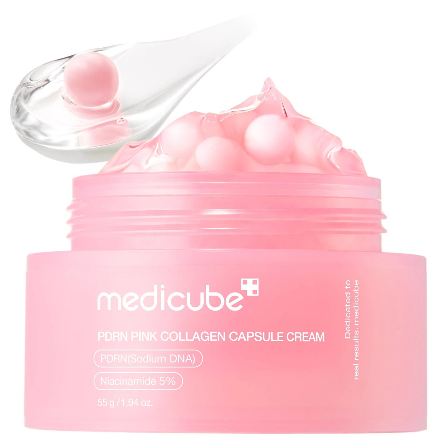 Medicube PDRN Pink Collagen Capsule Cream 55g – Plumping Hydrating Face Cream | Collagen Cream