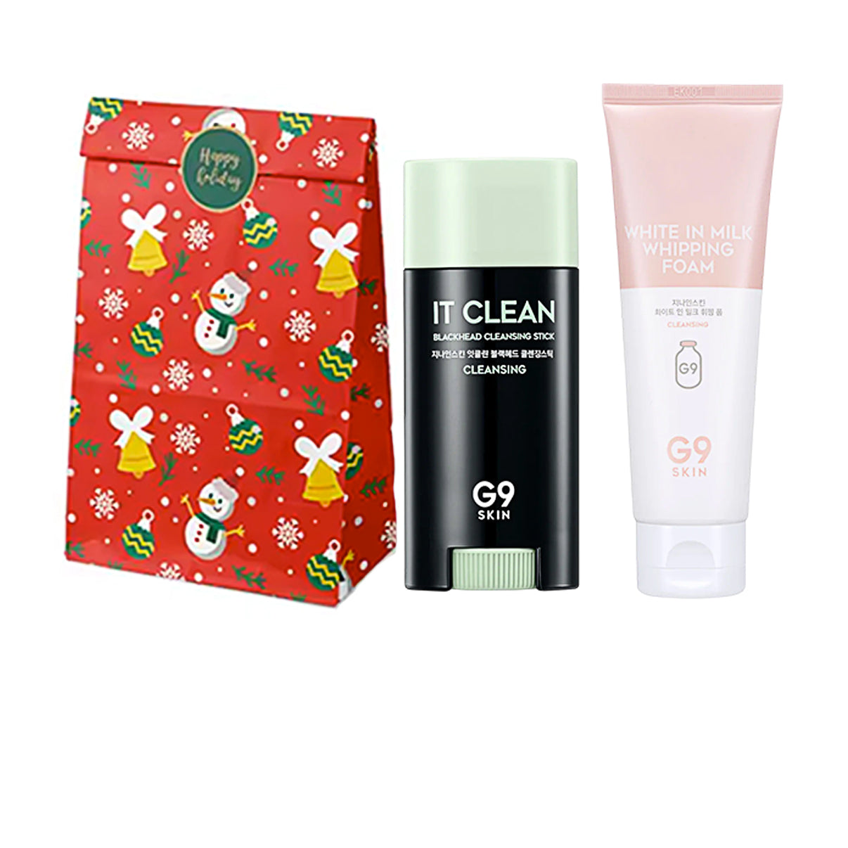 G9 Skin It Clean Blackhead Cleansing Stick + G9 Skin White In Milk Whipping Foam