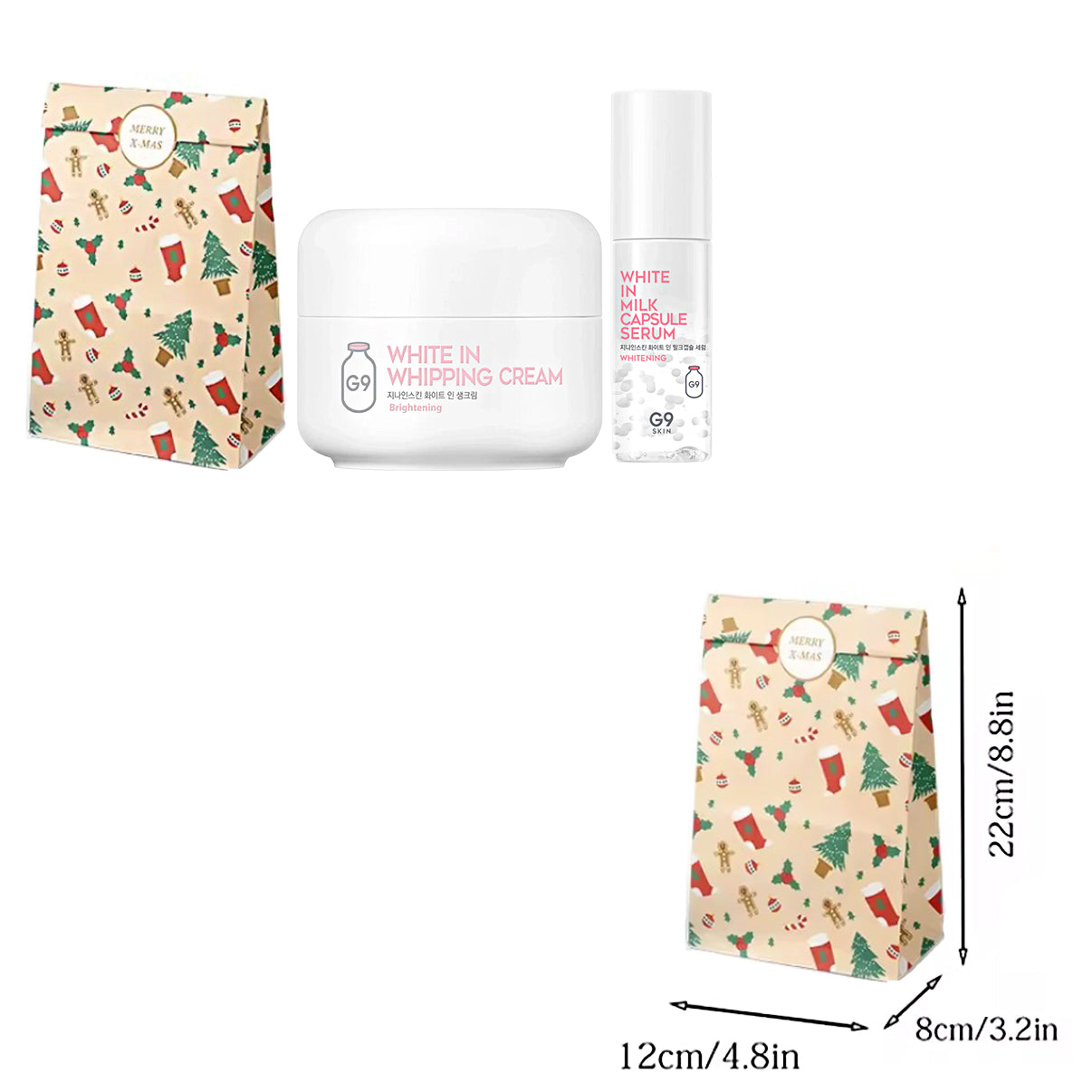 G9 Skin White In Milk Capsule Serum + G9 Skin White In Milk Whipping Cream