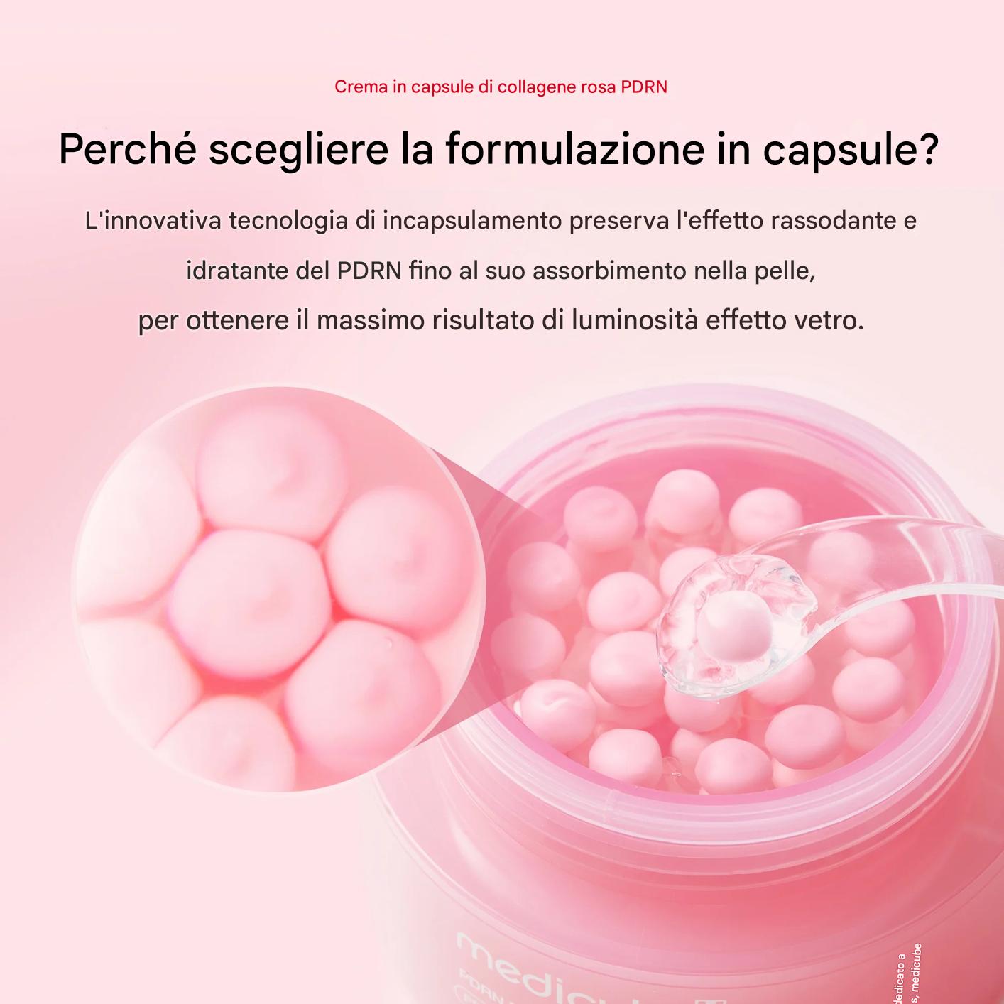 Medicube PDRN Pink Collagen Capsule Cream 55g – Plumping Hydrating Face Cream | Collagen Cream