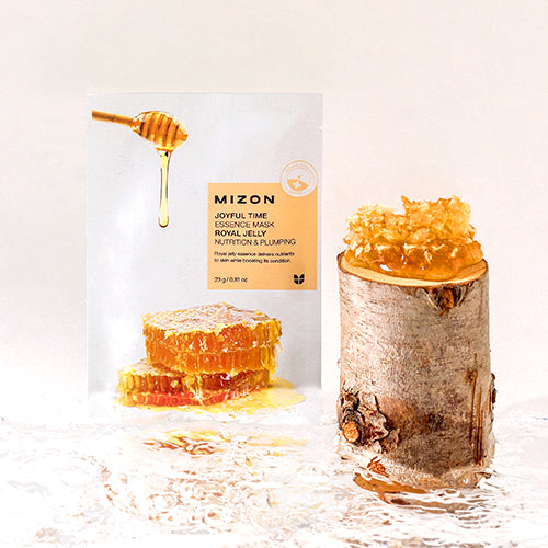 MIZON Joyful Time Essence Mask Royal Jelly – Maschera Viso Nutriente Illuminante | Royal Jelly Mask
