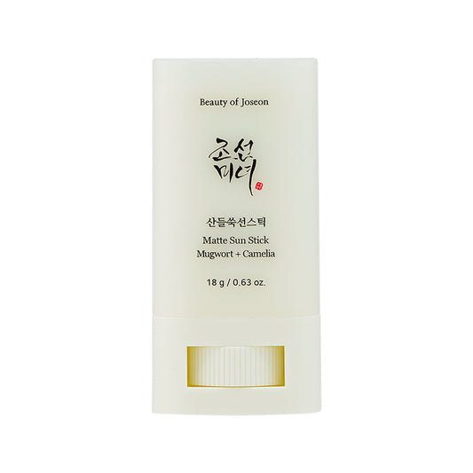 Beauty of Joseon Matte Sun Stick: Mugwort + Camilia (spf 50+ Pa++++)