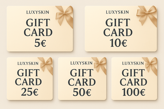 Buono Regalo LUXYSKIN – Gift Card Skincare da 5€ a 100€