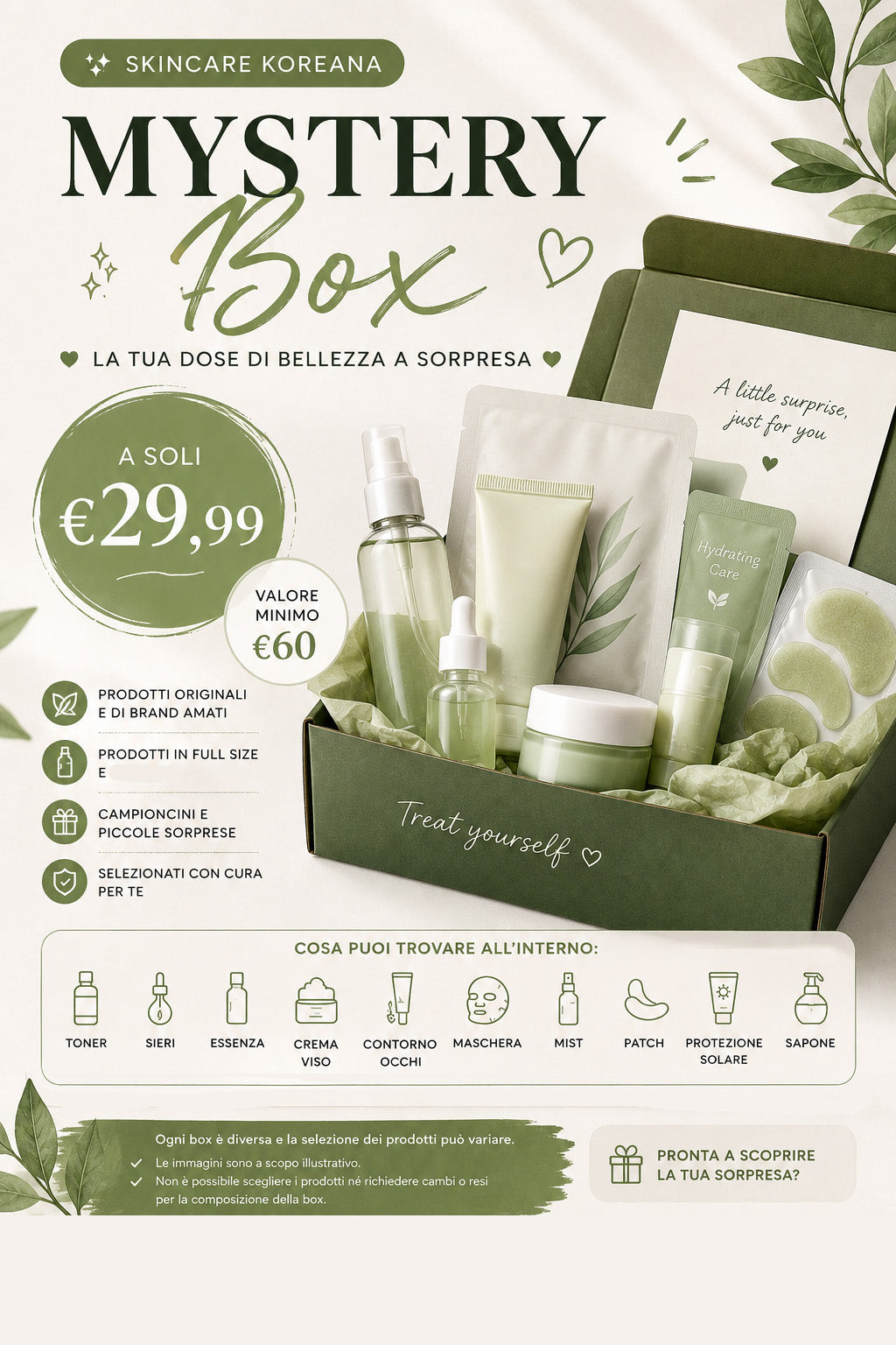Mystery Box LUXYSKIN  – Skincare Coreana a Sorpresa | Valore fino a €60