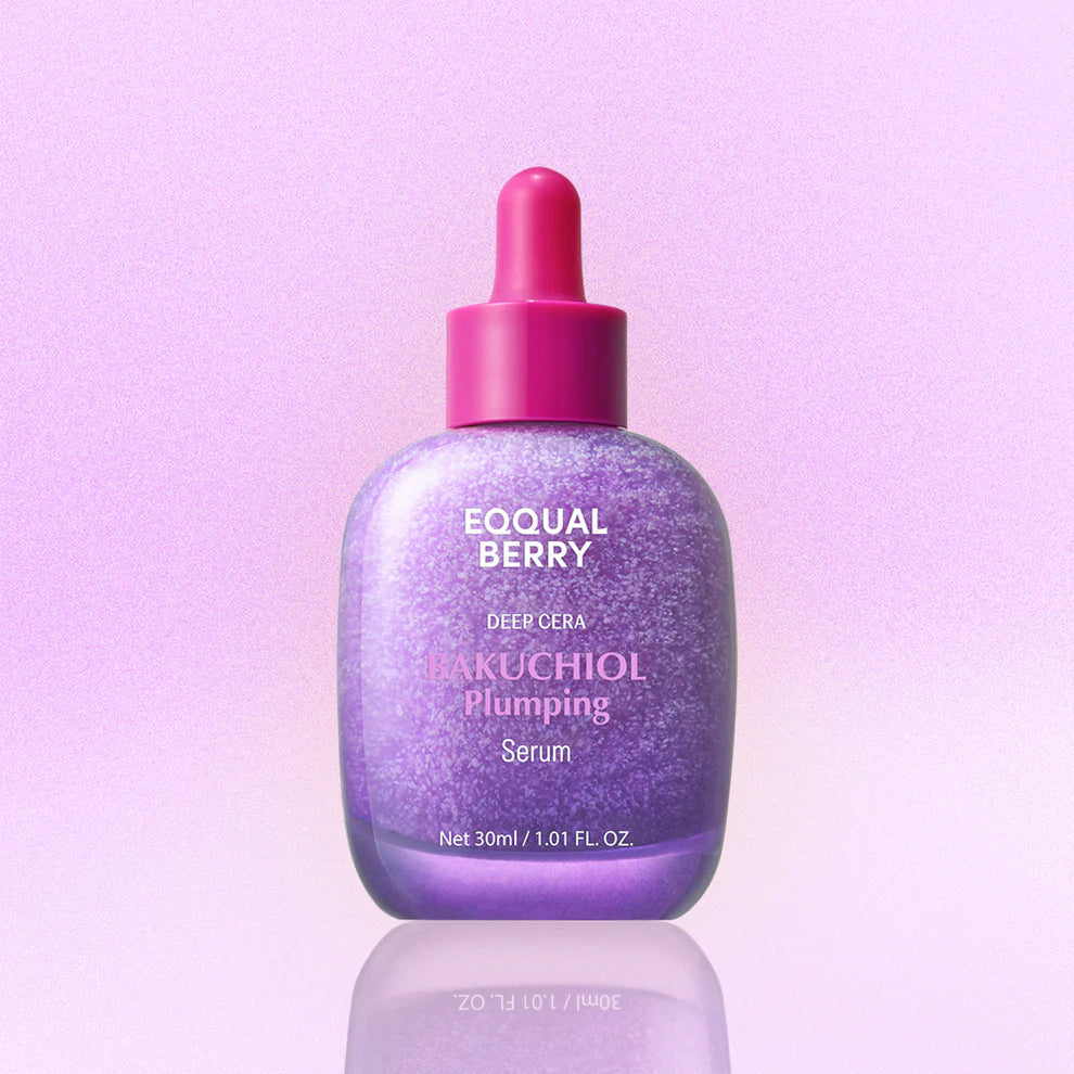 Eqqualberry Bakuchiol Plumping Serum 30ml – Siero Viso Rimpolpante Anti-Age | Bakuchiol Serum